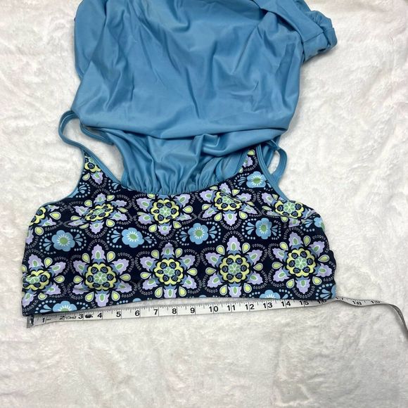 Zando Women's Sporty Two Piece Double Up Tankini  US SZs XL & 2XL: NWOT - Picture 10 of 11